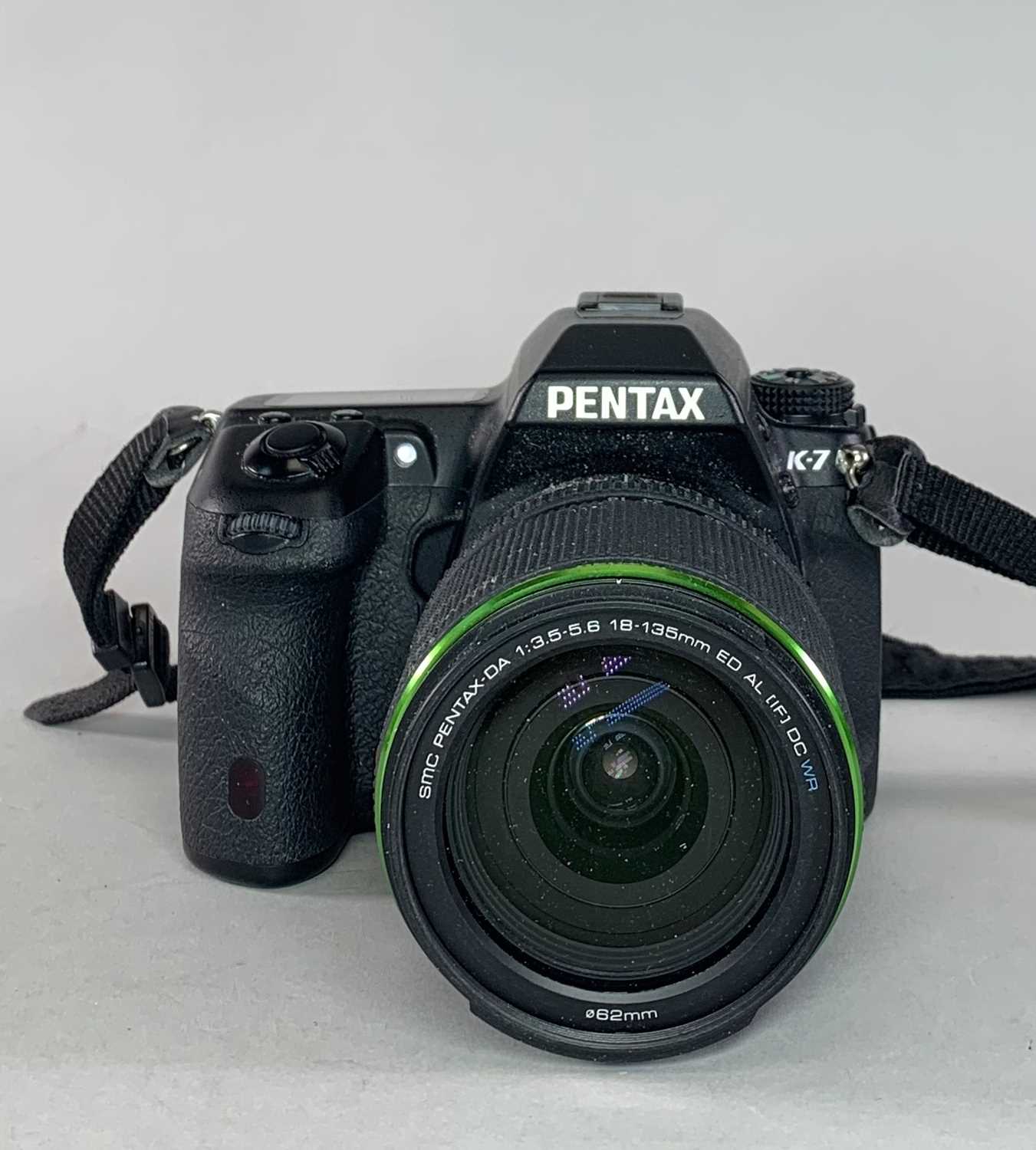 PENTAX K-7 DSLR CAMERA, 14.6-megapixel, smc Pentax-DA 18-135mm zoom lens, CD software & operating - Image 2 of 2