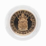 BOXED 500TH ANNIVERSARY OF THE FIRST GOLD SOVEREIGN 1489-1989, No 06744, with certificate of