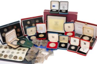 COLLECTABLE COINS comprising boxed coinage of Great Britain and Northern Ireland 1977 set, 3 x boxed