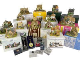 COLLECTION OF LILLIPUT LANE COLLECTORS CLUB AND OTHER MODELS including, Honey Pot Tearoom, Tea Pot