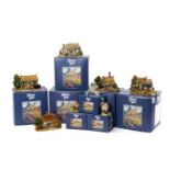 COLLECTION OF LILLIPUT LANE MODELS including, Old Mother Hubbards, Summer Days, The Pottery,