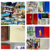 VINTAGE POSTCARDS, STAMPS & EPHEMERA postcards contained in an album and loose with a quantity of