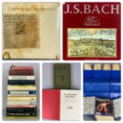 VINTAGE MUSIC REFERENCE BOOKS (21) and sixteen bound volumes of Opera magazine Provenance: private