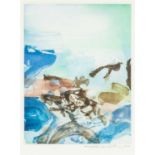 ‡ ZAO WOU-KI 趙無極 (Chinese-French, 1920-2013) etching with aquatint - Composition I from