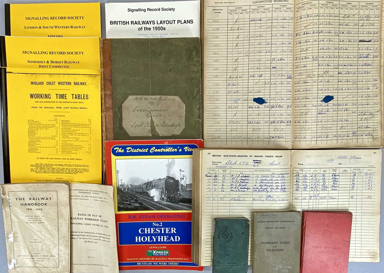 RAILWAY RELATED EPHEMERA including books, manuals, manuscripts, documents etc. Provenance: private - Image 2 of 3