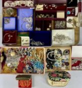 ASSORTED COSTUME JEWELLERY including Past Times, necklaces, brooches, earrings, jewellery sets, some