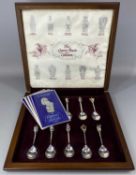 QUEEN'S BEASTS COLLECTION, limited edition (674/2500) set of ten silver spoons, each with a