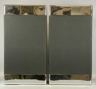 PAIR OF GALE GS401 SPEAKERS, Serial Nos. 11955A and 11952A, 61cms (h) with damper stands Provenance: