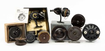 THE FISHING CLUB HOUSE: COLLECTION OF REELS, including K.P. Morritt's Intrepid 'Supreme' spinning