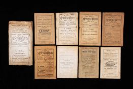 THE FOOTBALL CLUB HOUSE: EARLY NEWPORT COUNTY AFC PROGRAMMES OF SEASONS 1923 - 1928, programmes of