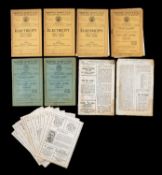 THE FOOTBALL CLUB HOUSE: EARLY & RARE NEWPORT COUNTY AFC PROGRAMMES OF SEASONS 1932 - 1934,