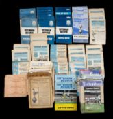THE FOOTBALL CLUB HOUSE: TOTTENHAM HOTSPUR PROGRAMMES OF SEASONS 1925 - 2014, 18 programmes