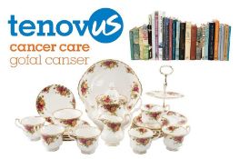 CHARITY LOT BENEFITING TENOVUS CANCER CARE including paintings/prints, books, ceramics plus a