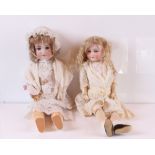 Zwei Puppen. Simon & Halbig C.M.B 10