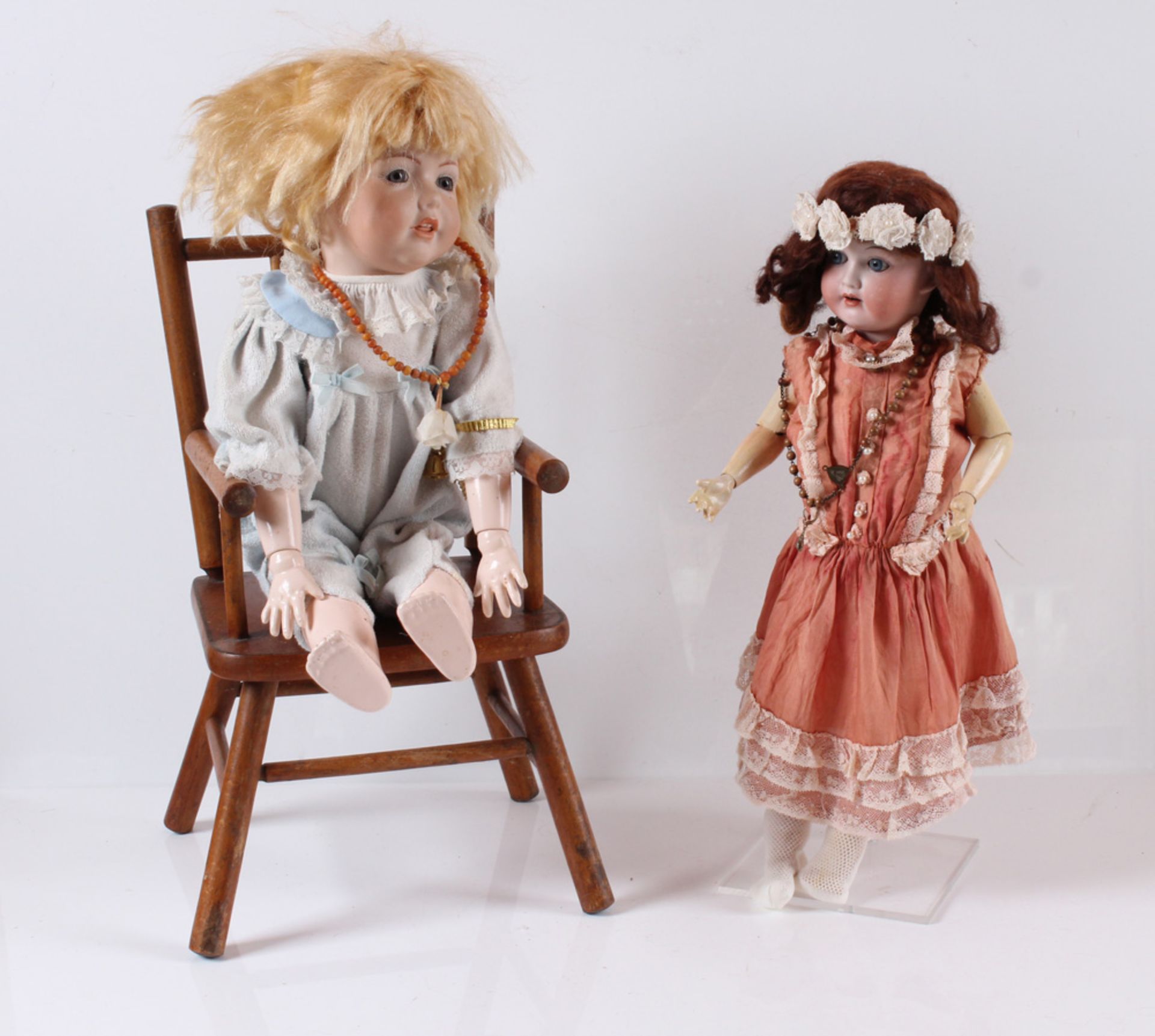 Zwei Puppen. Johannes Daniel Kestner,