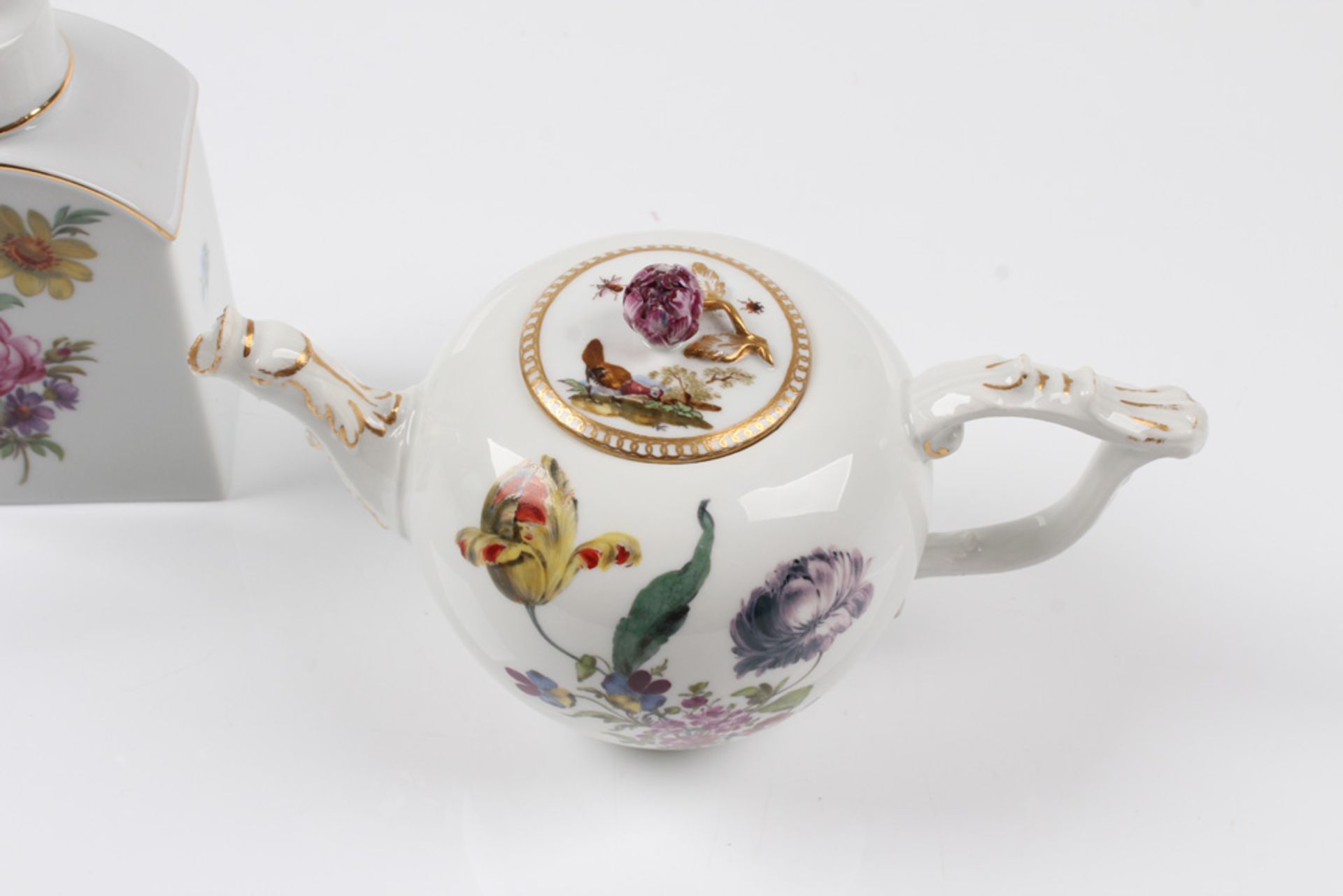 Konvolut. Meissen, 18. Jh. Teekanne, - Image 3 of 7