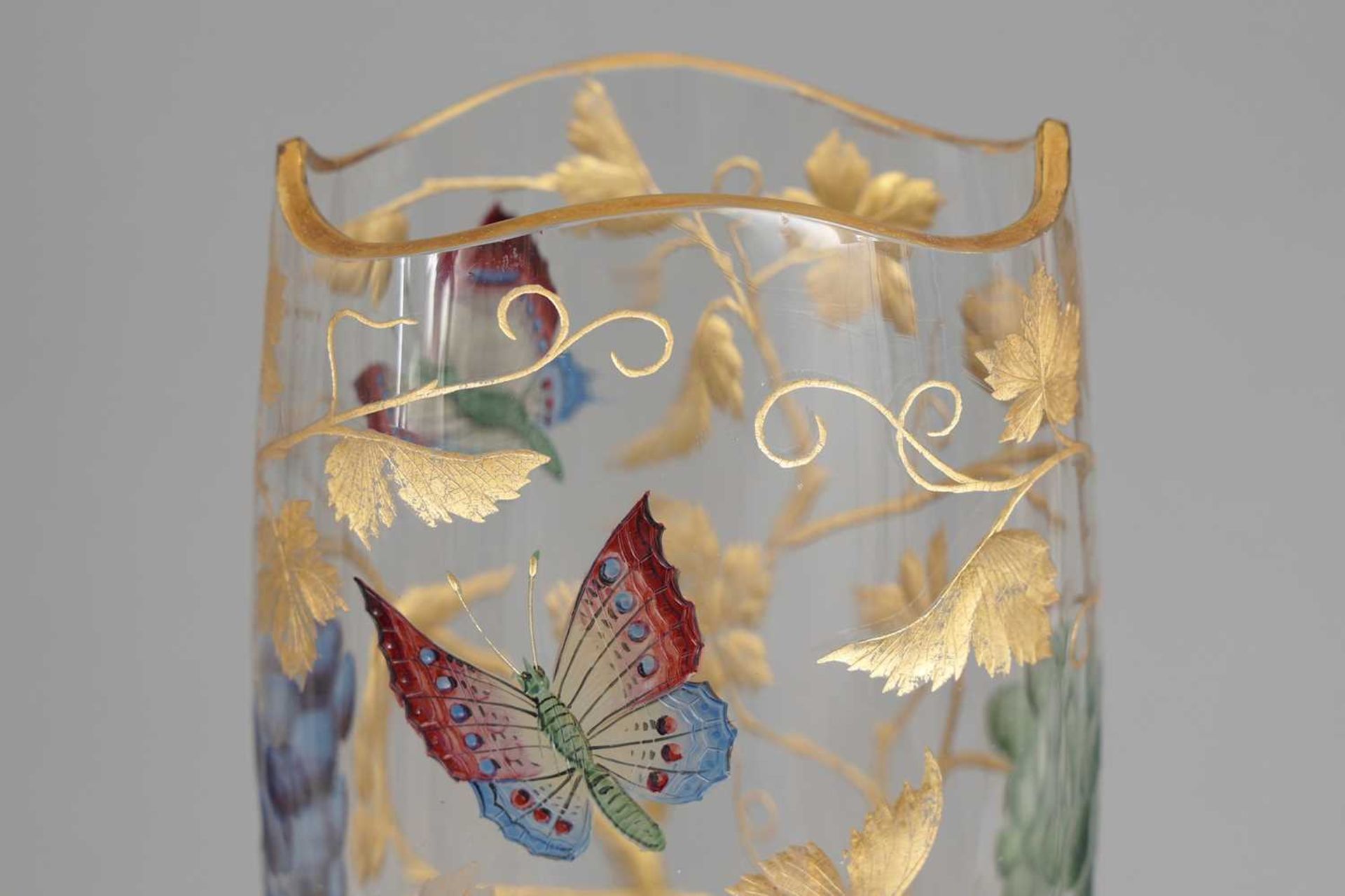Großes Pokalglas des Jugendstil - Image 3 of 3