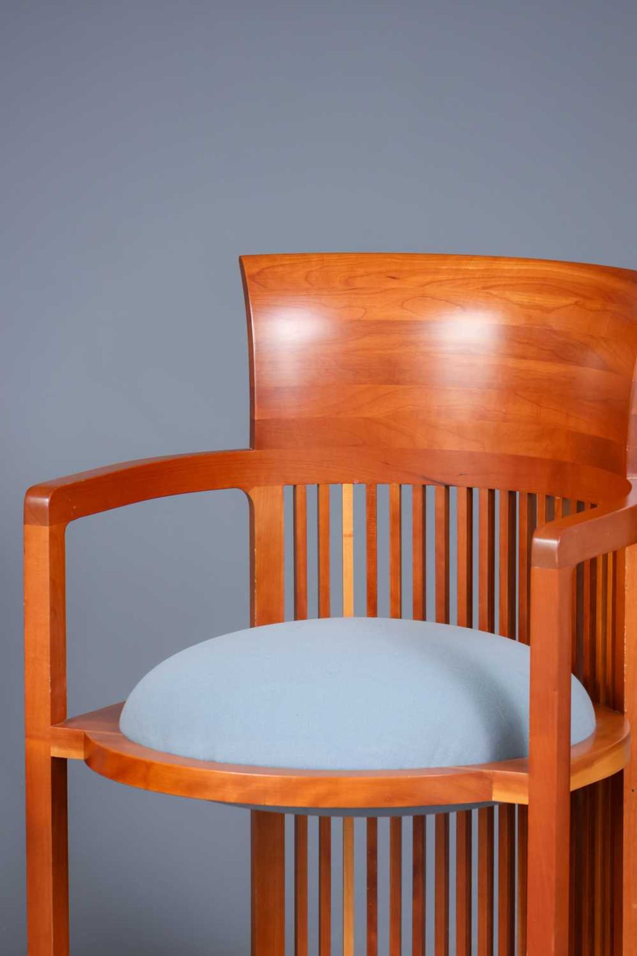 Paar CASSINA "Taliesin Barrel Chairs Sillas 606" - Bild 5 aus 6