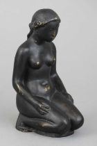 ARISTIDE MAILLOL Bronzefigur "Jeune fille agenouillée" (um 1900)