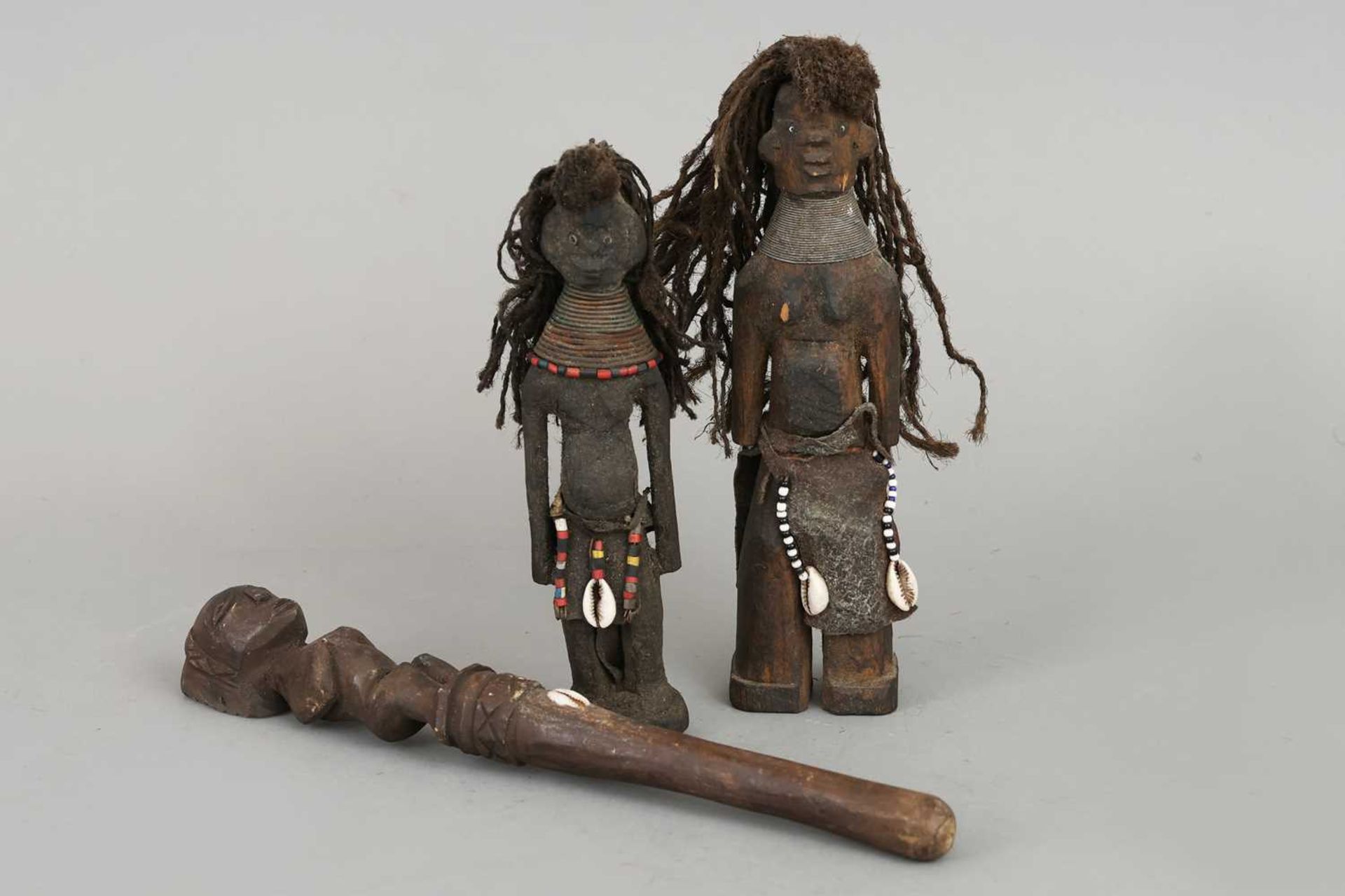 3 afrikanische Ritualfiguren