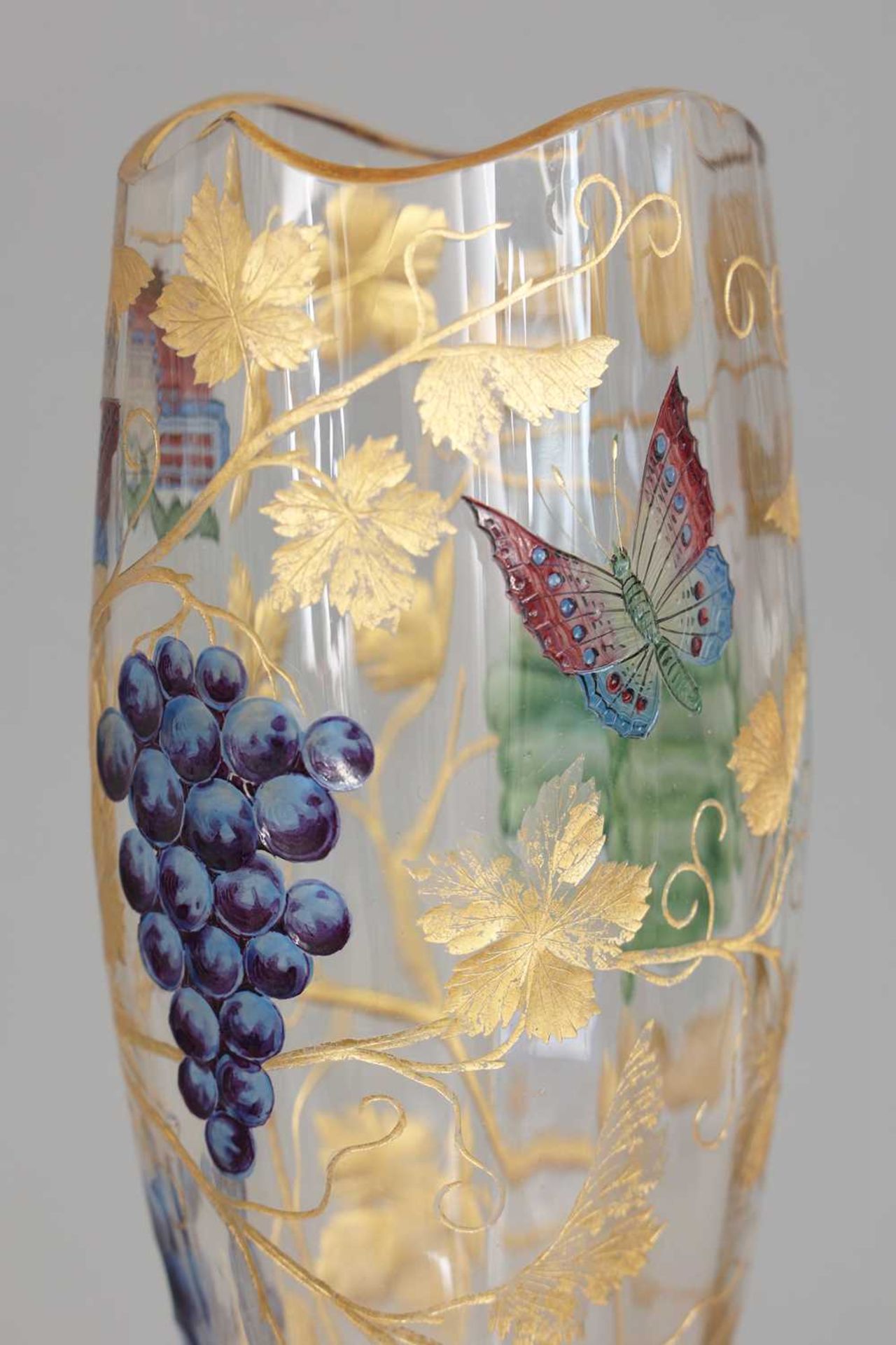 Großes Pokalglas des Jugendstil - Image 2 of 3
