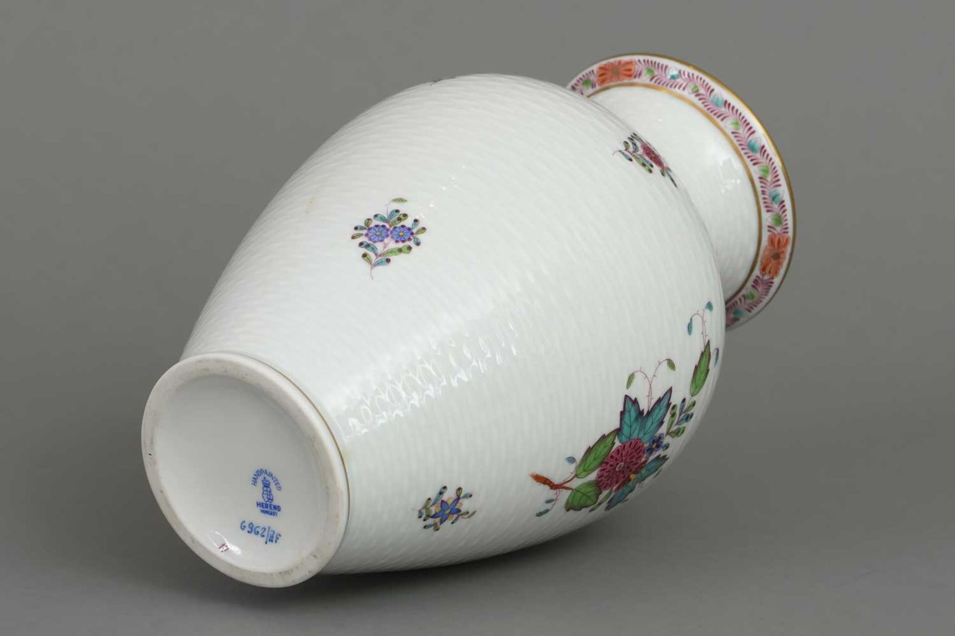 HEREND Porzellanvase - Image 3 of 3