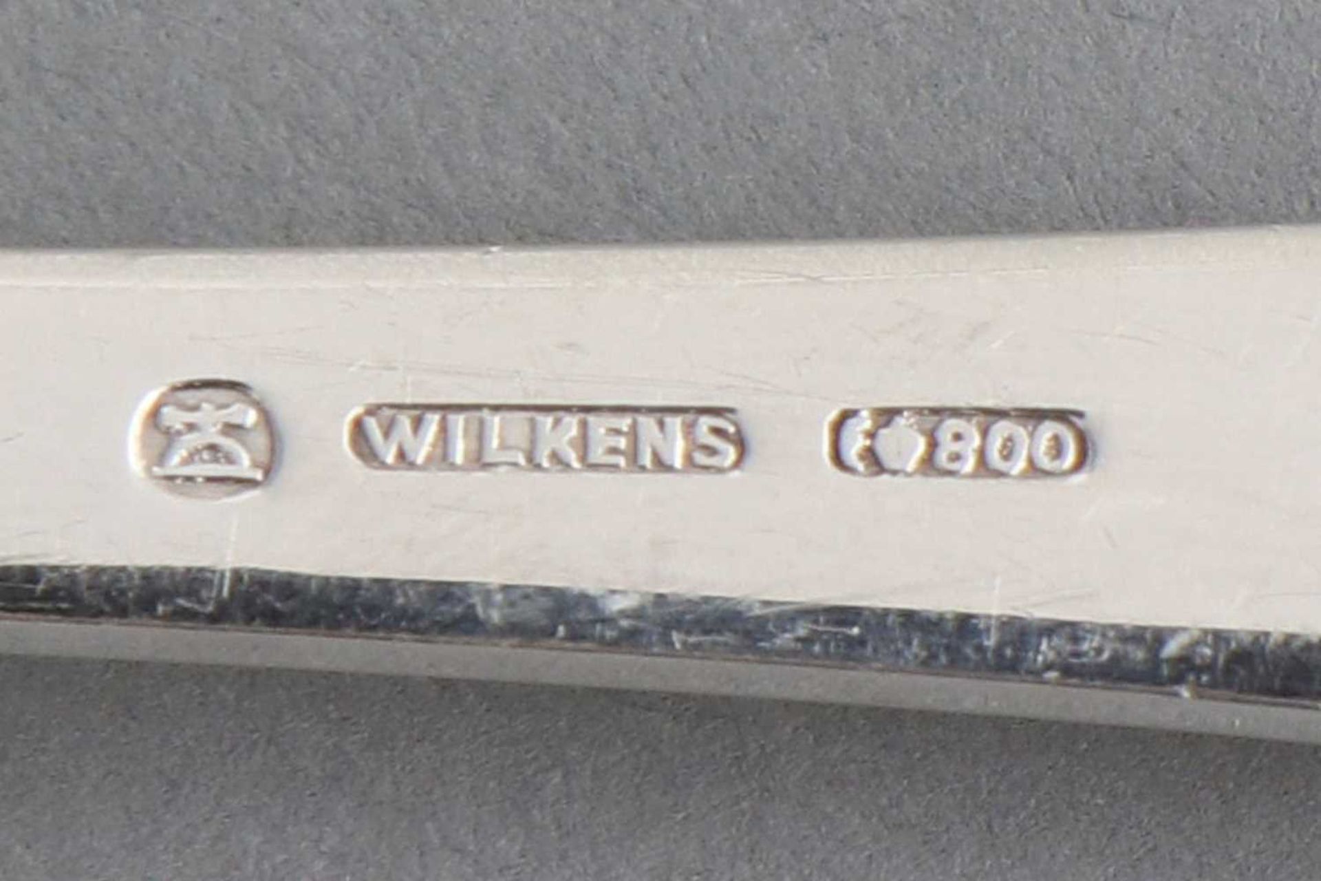 WILKENS & SÖHNE (Bremen) Silber Speisebesteck "¨Friesen¨ - Image 3 of 6