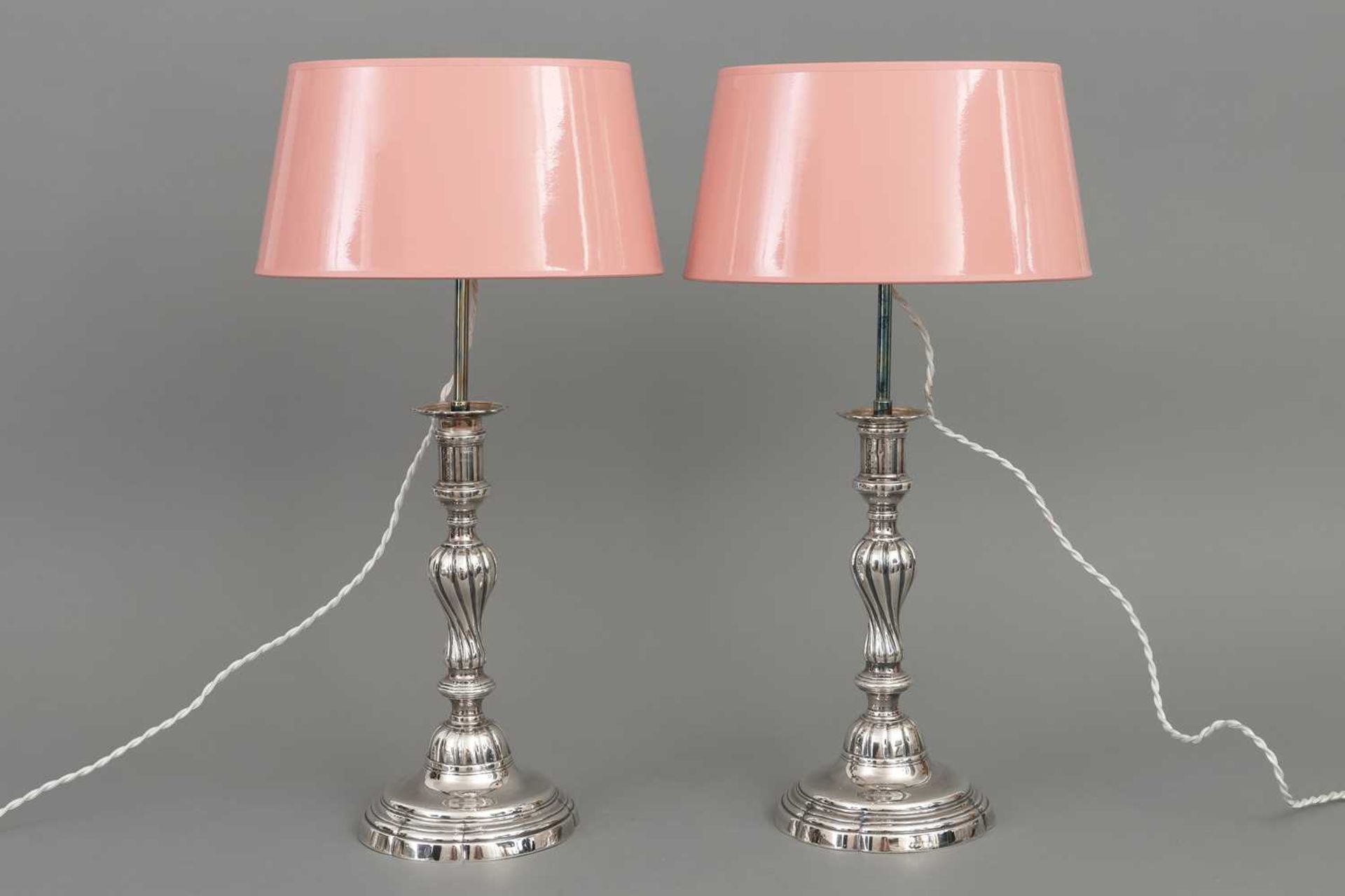 Paar Tischlampen im Barock-Stil
