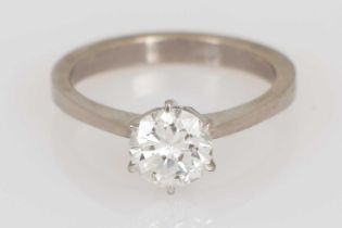 Diamantsolitär Ring