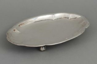 OTTO WOLTER (Schwäbisch Gmünd) Silber Anbietschale des Art Déco