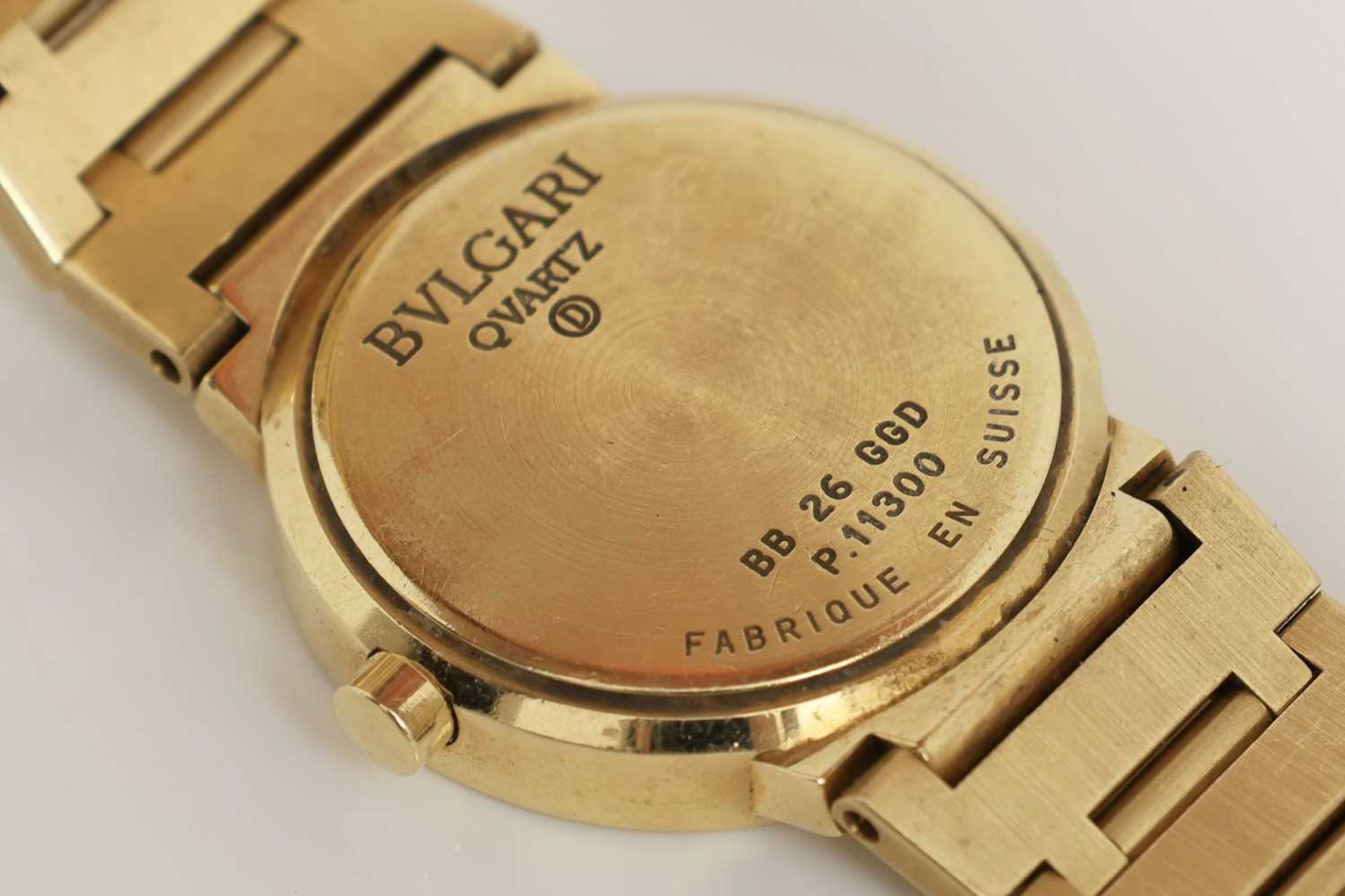 Goldene BULGARI "Bulgari" Armbanduhr - Image 3 of 4