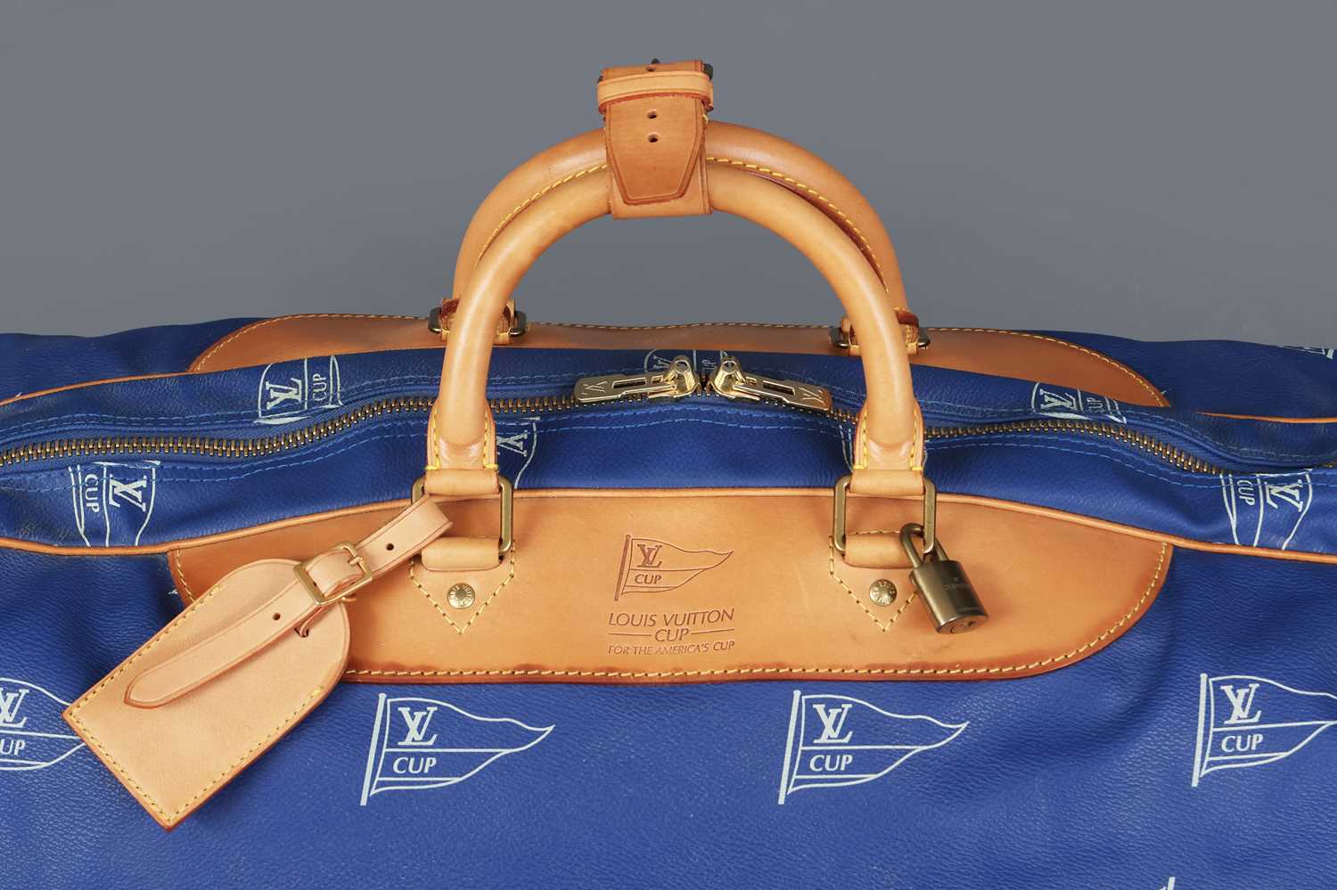 LOUIS VUITTON Blue LV Cup Sac Plein Air Long Keepall Reisetasche - Image 2 of 7