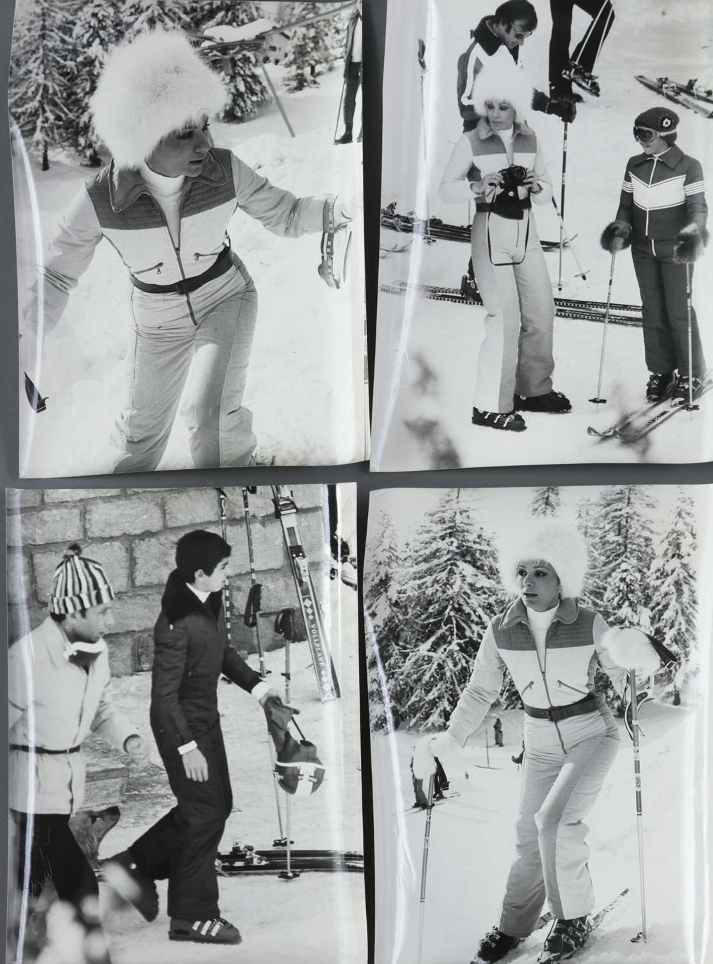 Fotostrecke "Farah Diba im St. Moritzer Schnee" (1970) - Bild 3 aus 4