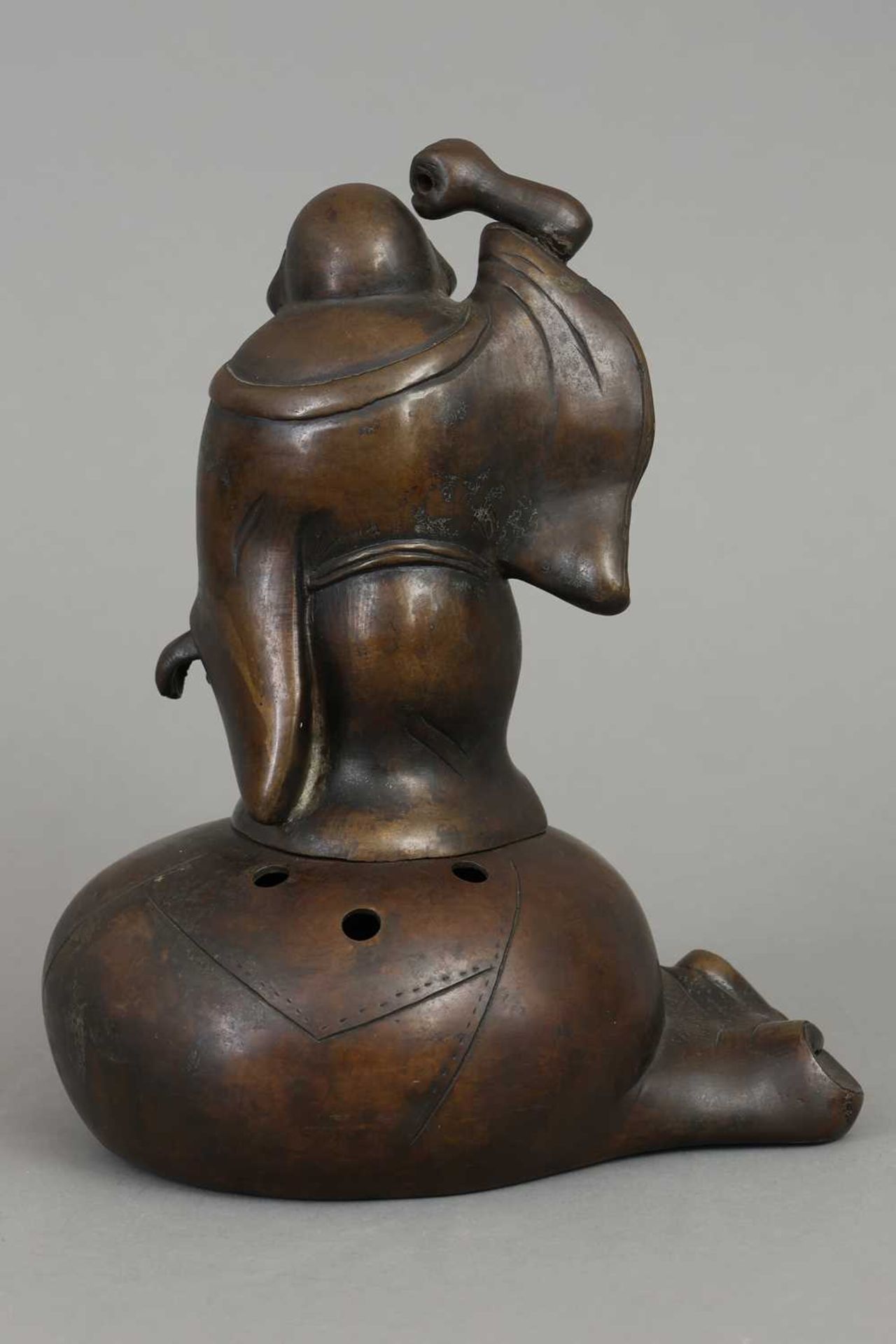 Japanische Bronzefigur von NAKAO MUNESADA "Hotei" - Bild 3 aus 4