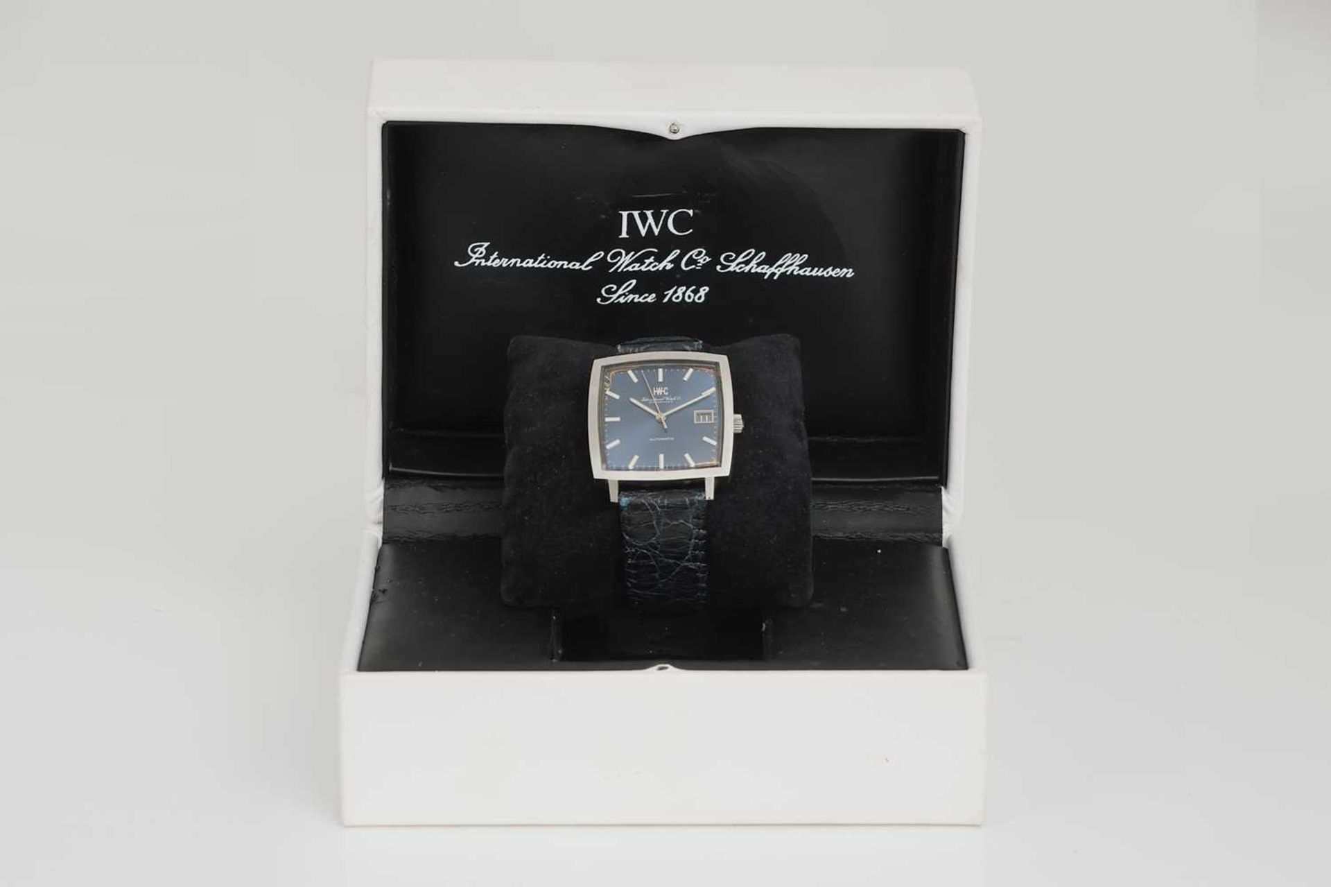 IWC Schaffhausen Armbanduhr, 1970er Jahre, Automatic Square - Bild 3 aus 4