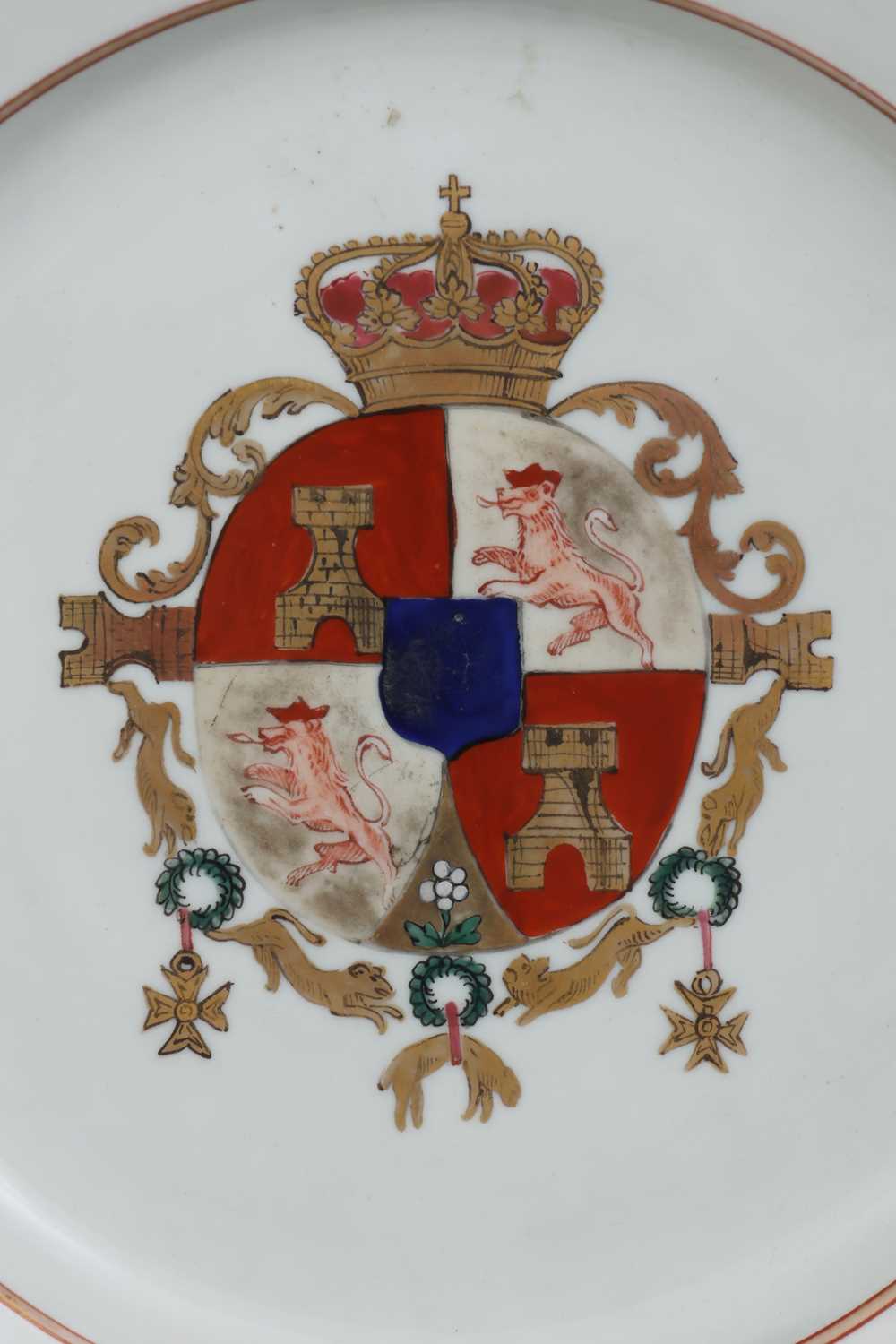 SAMSON (Paris, Frankreich) Porzellanteller mit spanischem Wappen - Image 2 of 3