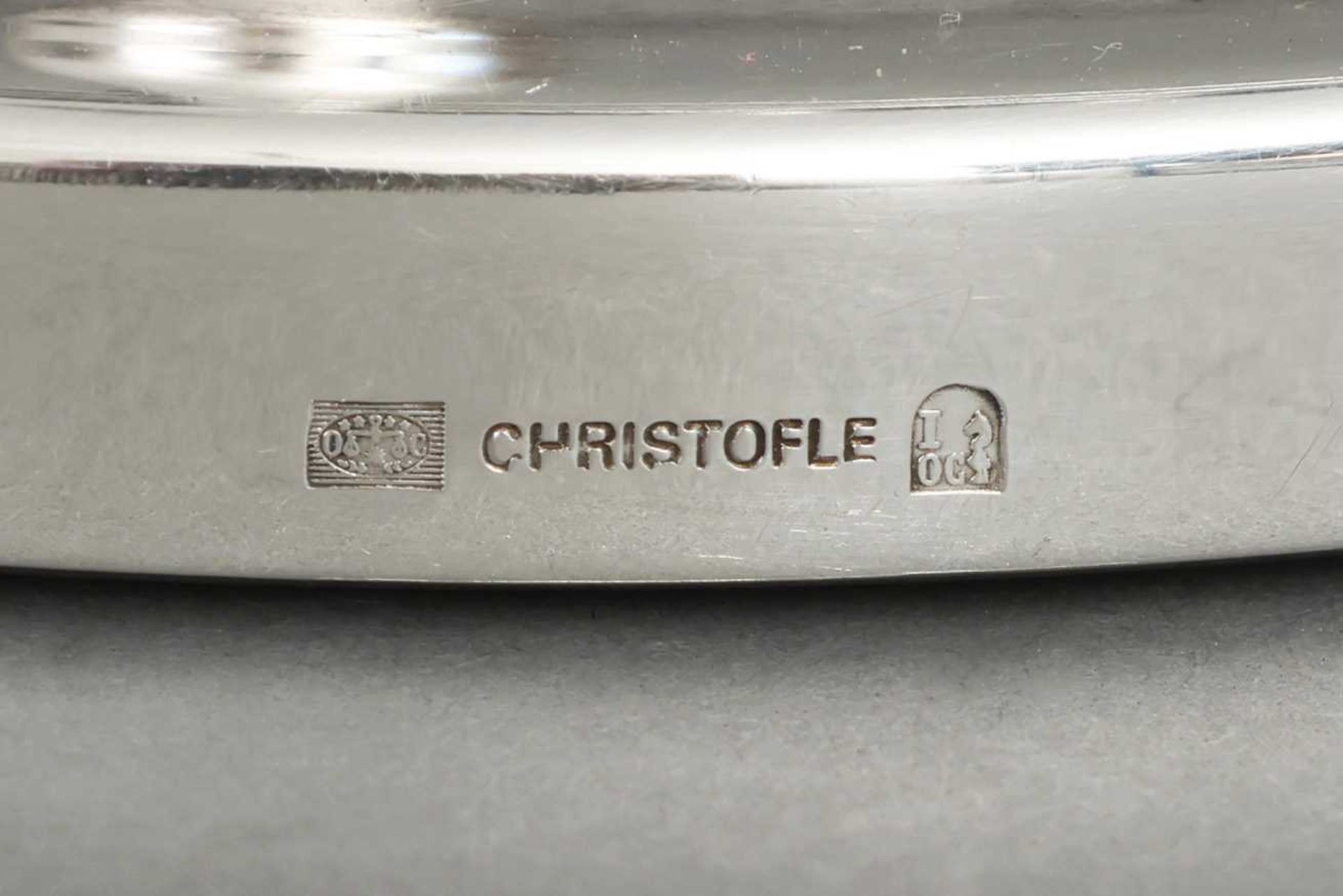 CHRISTOFLE (France) versilberter Chanukka-Leuchter - Bild 3 aus 3