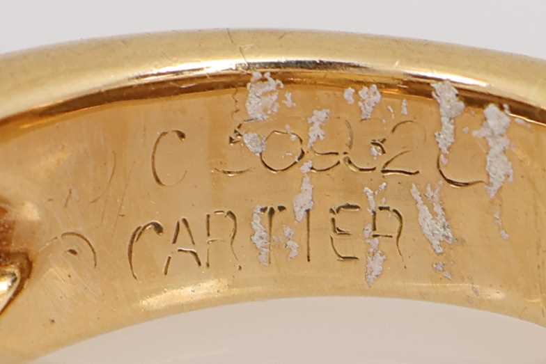 CARTIER Damenring mit Citrin - Image 6 of 6