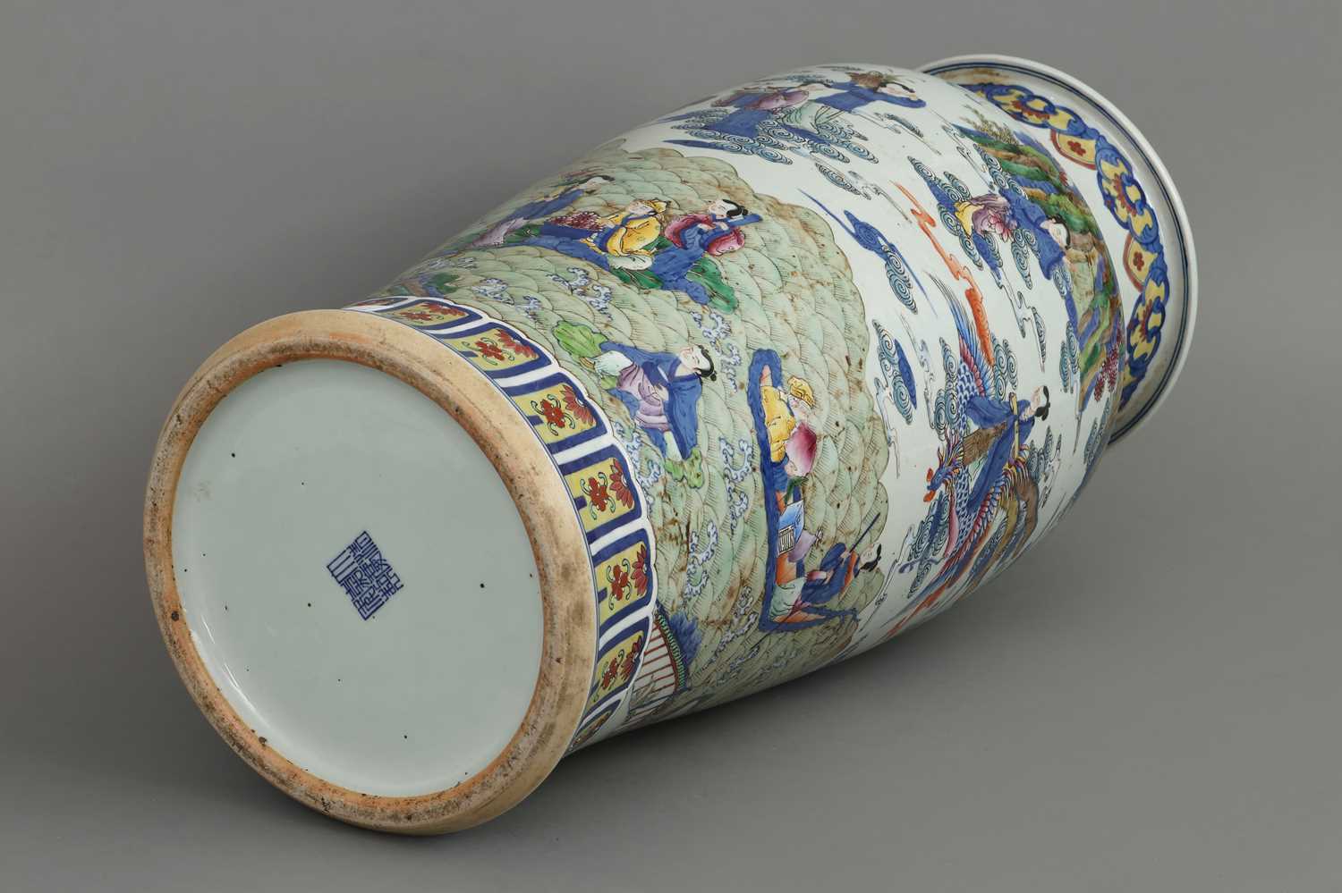 Große chinesische Porzellanvase - Image 3 of 5