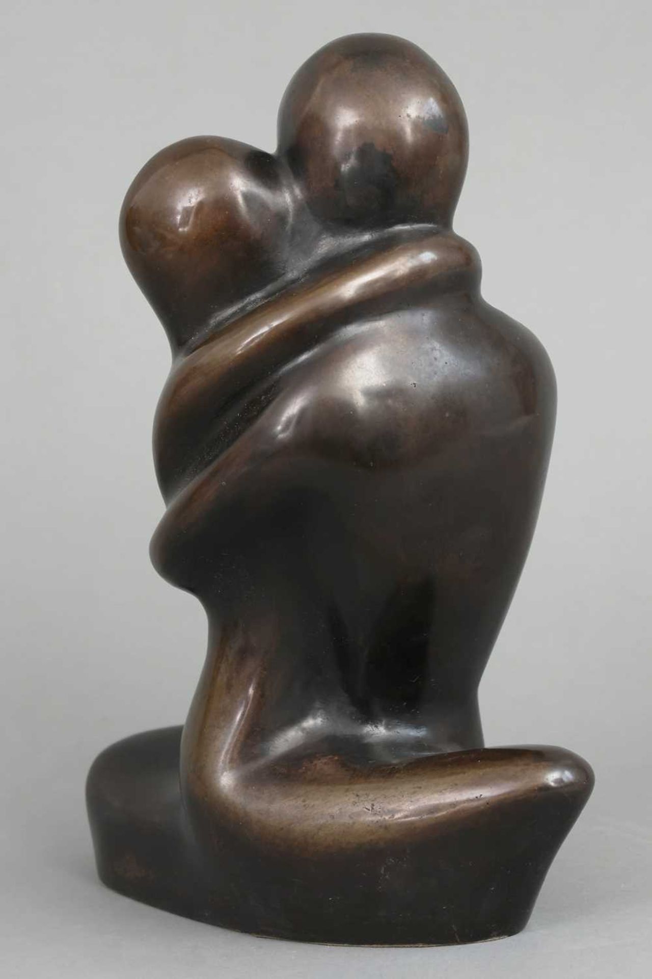 Moderne Bronzefigur "Verschlungenes Paar" - Image 2 of 3