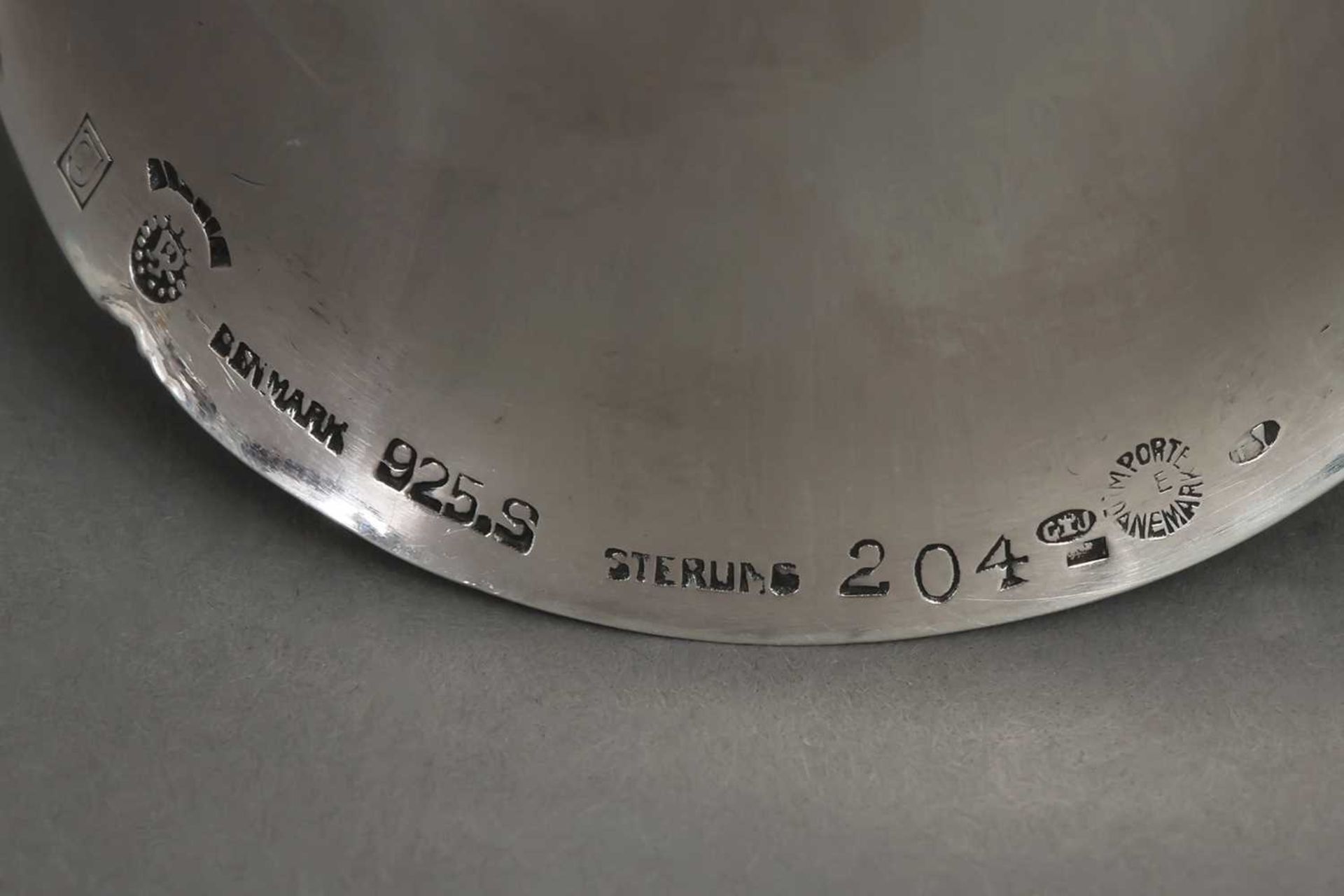 GEORG JENSEN (Denmark) Silber Tischglocke "Acorn" - Bild 4 aus 4