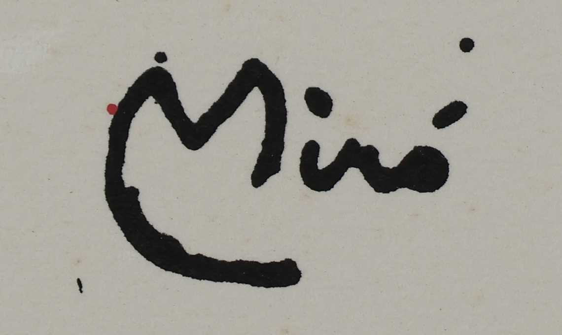 JOAN MIRÓ (1893 Barcelona - 1983 Palma de Mallorca) - Image 2 of 3