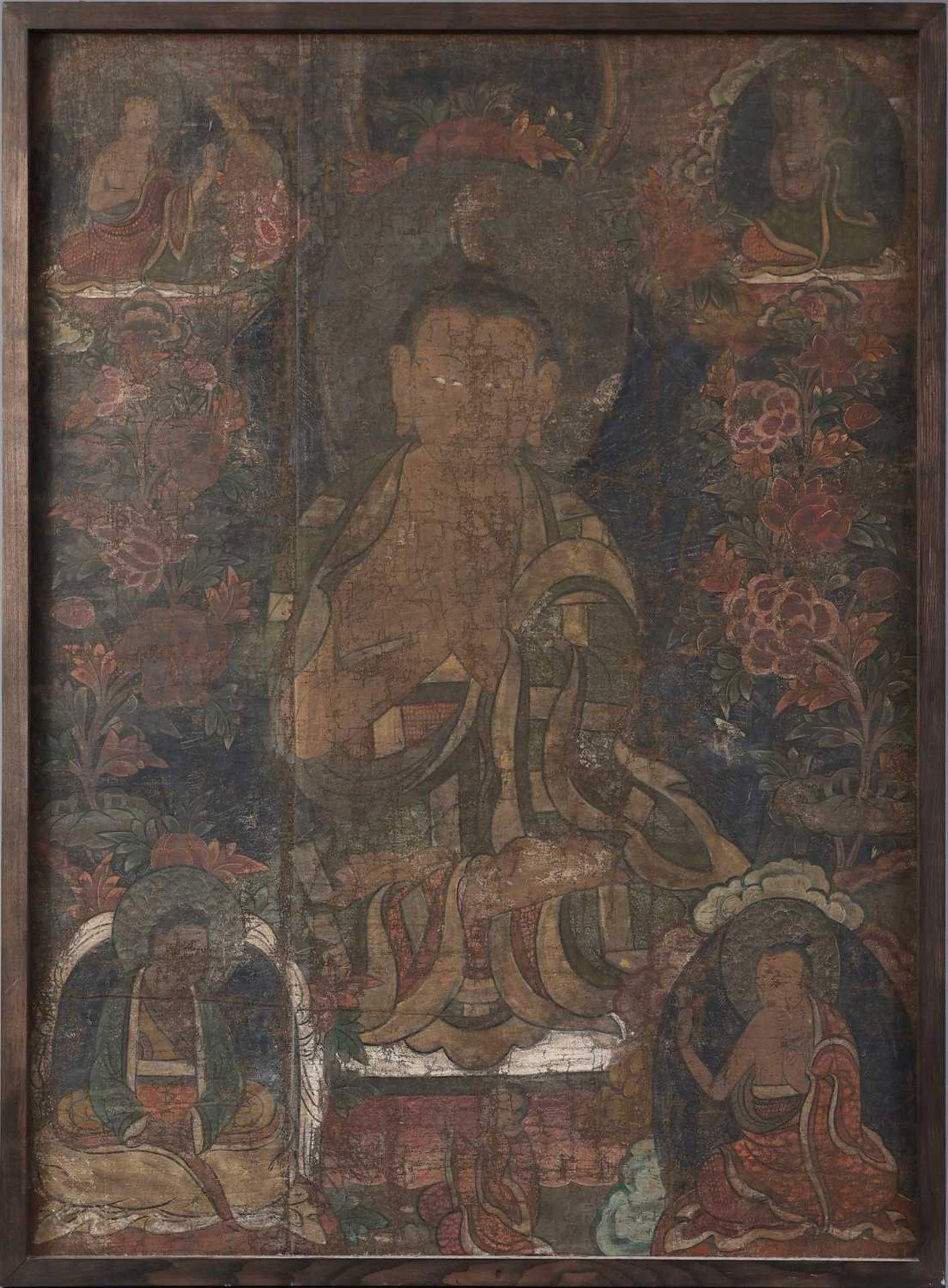 Tibetischer Thangka "Buddha Amitabha"