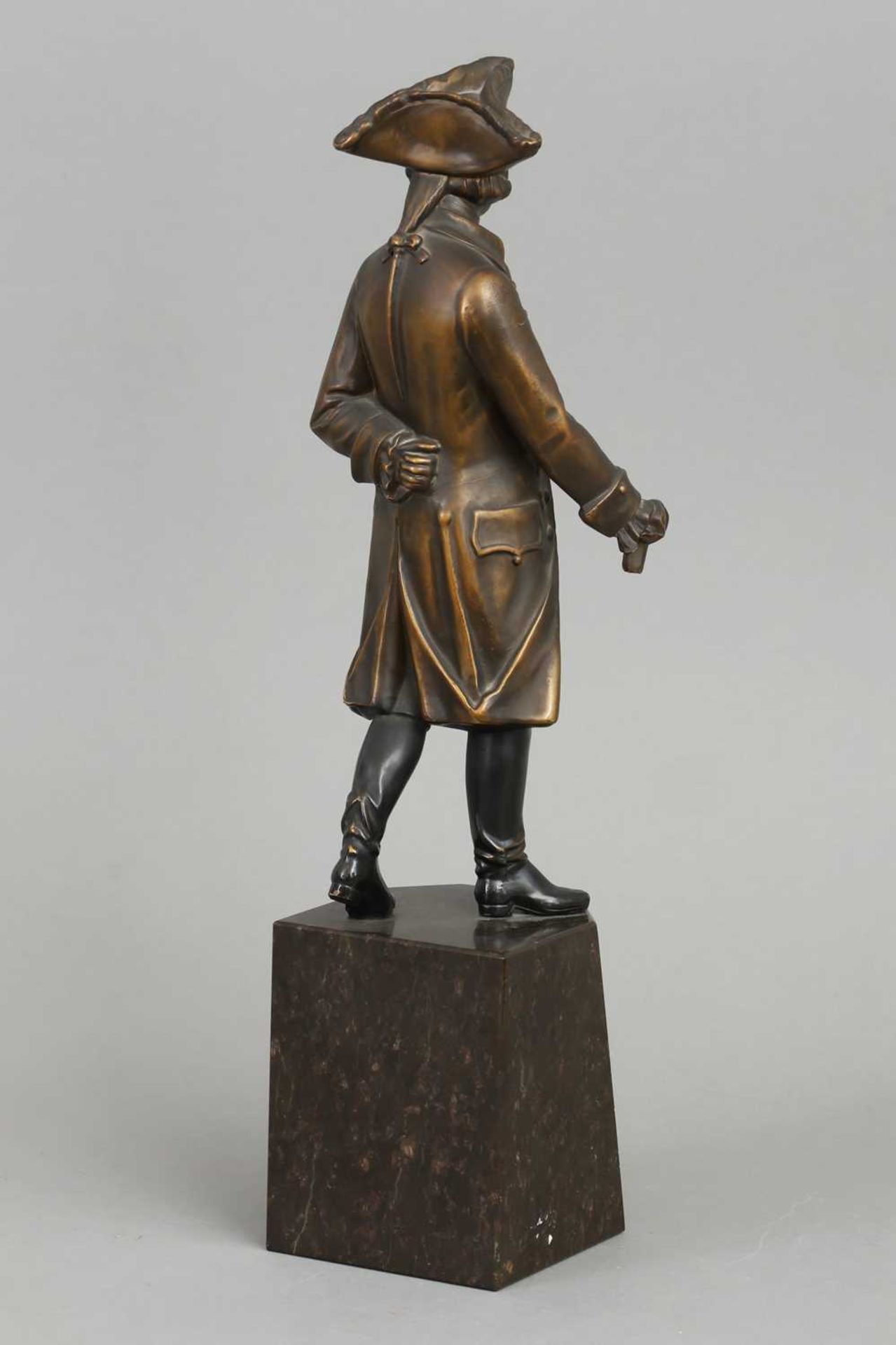Zinkguss Figur "Friedrich der Große" - Bild 3 aus 3