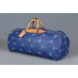 LOUIS VUITTON Blue LV Cup Sac Plein Air Long Keepall Reisetasche