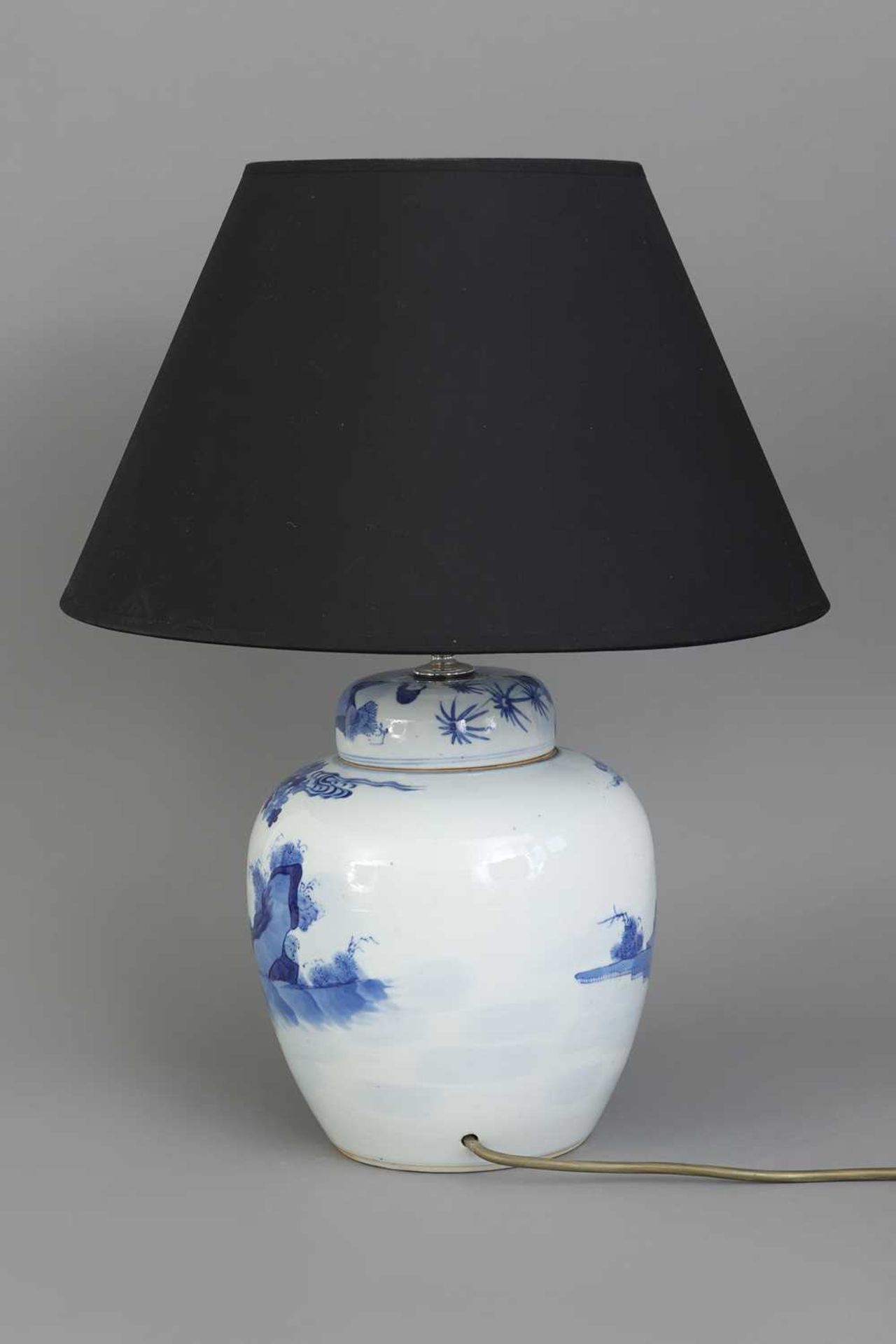 Chinesische Porzellanlampe - Bild 2 aus 3