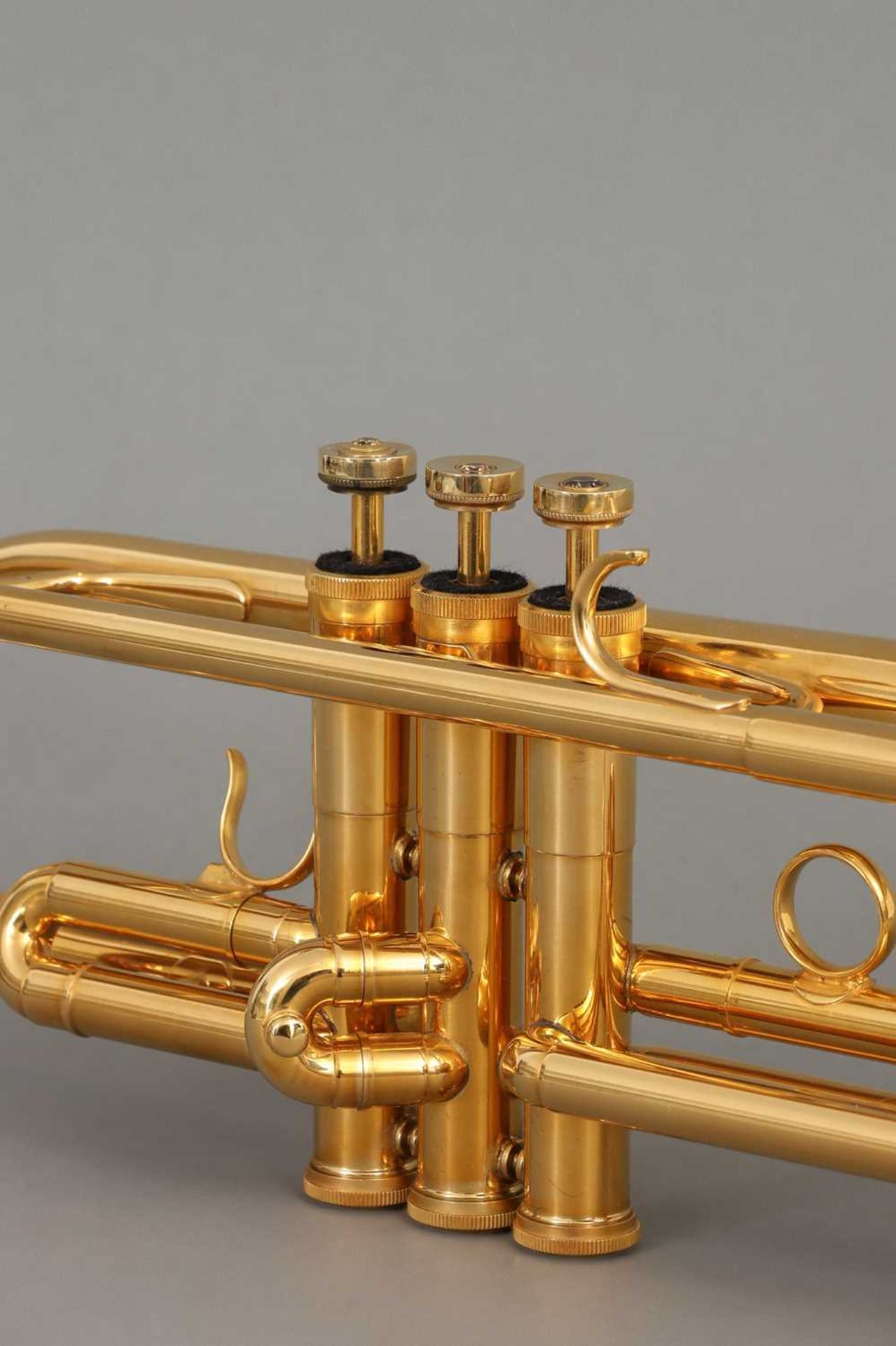 Norbert AXMANN B-Trompete mit Diamant-Besatz und Vergoldung - Bild 6 aus 11
