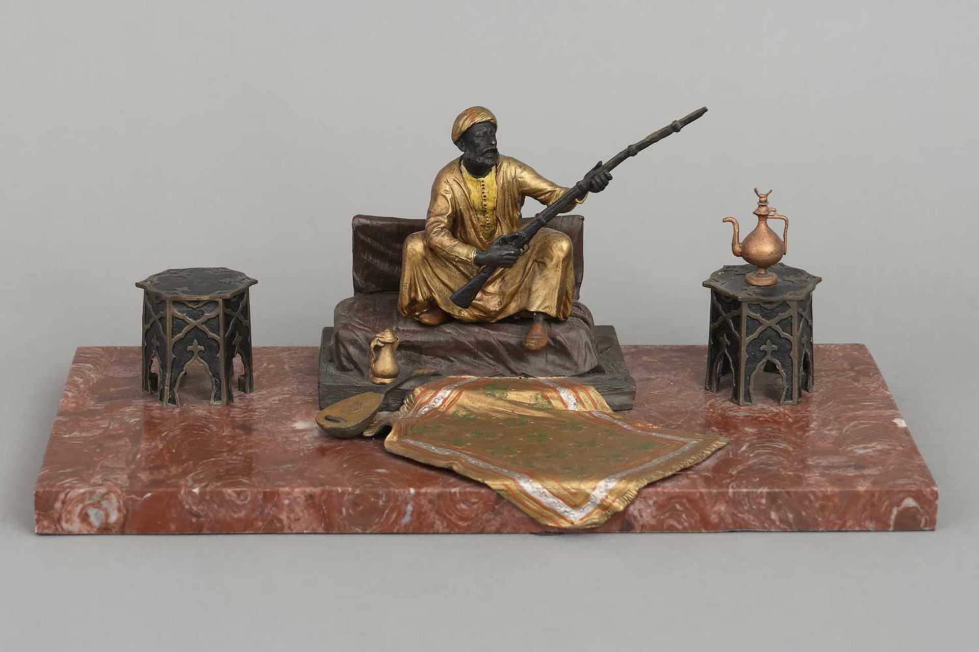 Wiener Bronze (Bergmann) Tintenzeug "Araber mit Flinte" - Bild 2 aus 4