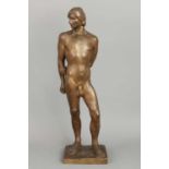 Bronzefigur "Stehender männlicher Akt"