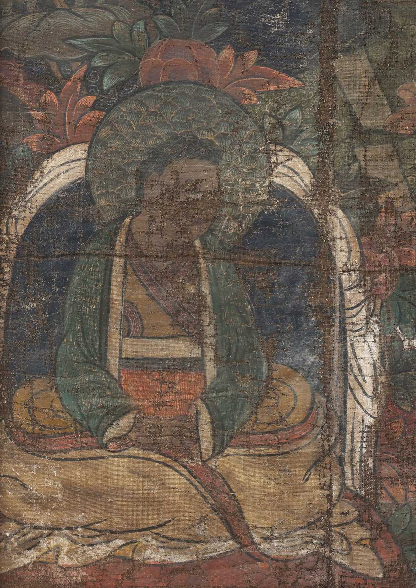 Tibetischer Thangka "Buddha Amitabha" - Bild 3 aus 3